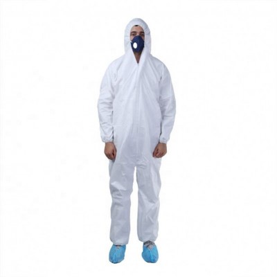 Custom 50 gsm waterproof disposable protective clothing